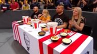 The KFC table at ringside